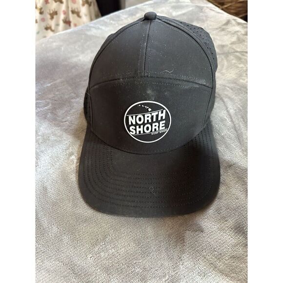 North Shore Surf Shop Other - North Shore Surf Shop Trucker Snap Back Hat Cap Mesh Solid Black Hawaii Islands